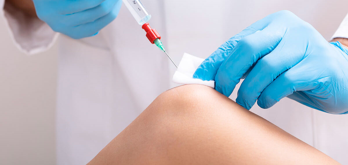 Professional joint injection treatment at Chelmsford Health Centre